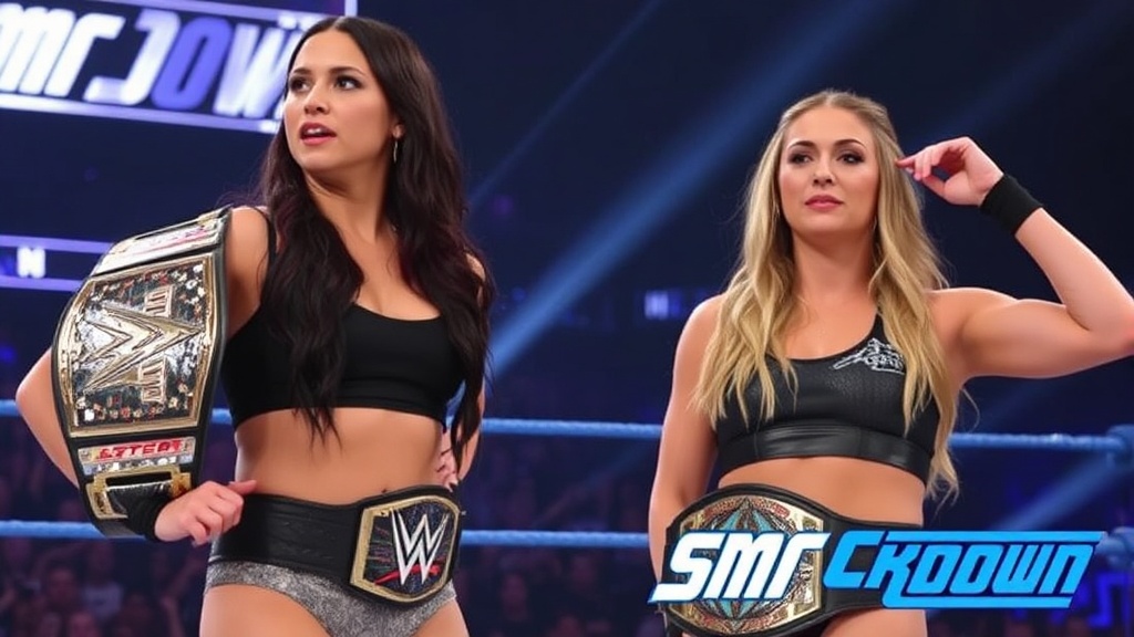 【爆冷夺魁】米钦与B-Fab周五夜SmackDown登顶WWE女子双打冠军！